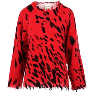 Semicouture, Dames, Truien, Rood, Maat: XS