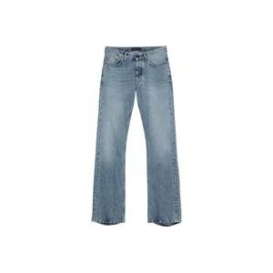 Balenciaga Regular Fit Denim Jeans , Blue , Dames , Maat: W27