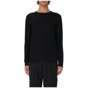 Karl Lagerfeld, Heren, Truien, Zwart, Maat: 2XL Wol,