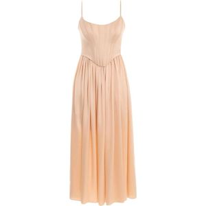 Zimmermann, Dames, Jurken, Beige, Maat: S Zijde,