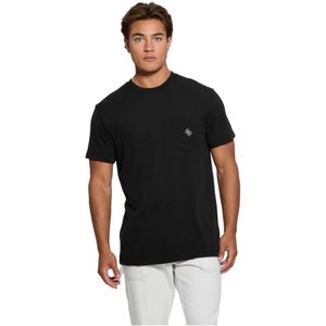 Guess, Heren, Tops, Zwart, Maat: S Modal,