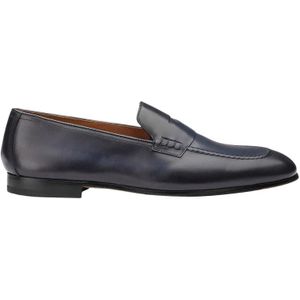 Doucal's, Heren, Schoenen, Blauw, Maat: 40 EU Leer,