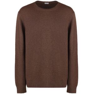 Malo, Heren, Truien, Bruin, Maat: 2XL Kasjmier,