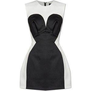 Marc Jacobs, Dames, Jurken, Zwart, Maat: XS Leer,