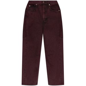 Rag & Bone, Dames, Jeans, Rood, Maat: W25 Katoen,