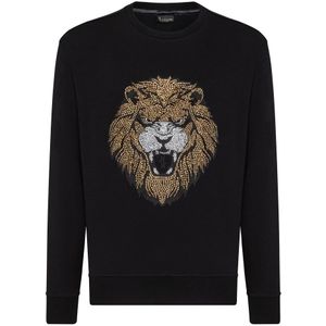 Billionaire, Heren, Sweatshirts & Hoodies, Zwart, Maat: XS Katoen,