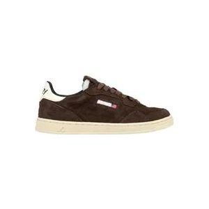 Autry Bruine Platte Sneakers Urban Appeal , Brown , Heren , Maat: 40 EU