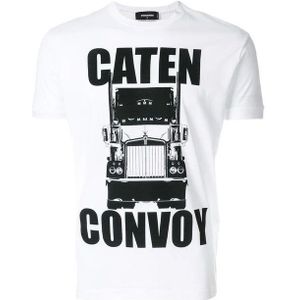 Dsquared2, Heren, Tops, Wit, Maat: S Katoen,