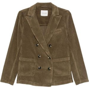 True Avenue, Dames, Jassen, Groen, Maat: S Corduroy,