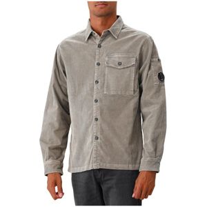C.p. Company, Heren, Jassen, Grijs, Maat: L Corduroy,