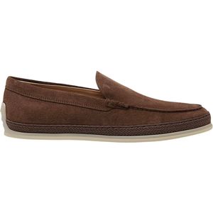 Tod's Suède Mocins , Brown , Heren , Maat: 46 EU