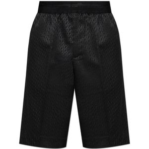 Helmut Lang, Heren, Korte broeken, Zwart, Maat: W31 Wol,