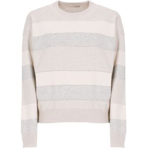 Peserico, Dames, Truien, Veelkleurig, Maat: XS Zijde,