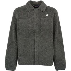 K-Way, Heren, Jassen, Groen, Maat: XL Fleece,