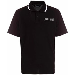 Just Cavalli, Heren, Tops, Zwart, Maat: M