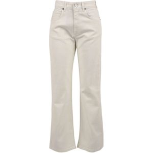 Douuod Woman, Dames, Broeken, Wit, Maat: W30 Denim,