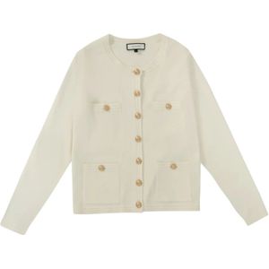 Andiata, Dames, Truien, Wit, Maat: S Wol,