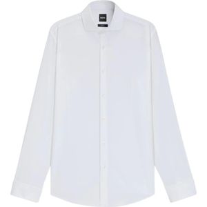 Hugo, Heren, Overhemden, Wit, Maat: 2XL Katoen,