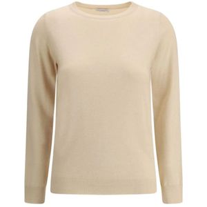 Brunello Cucinelli, Dames, Truien, Beige, Maat: M Kasjmier,
