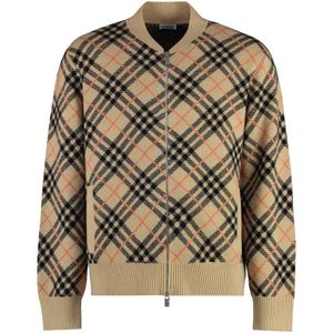Burberry, Heren, Truien, Beige, Maat: L Kasjmier,