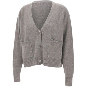 Kaos, Dames, Truien, Grijs, Maat: M Wol,