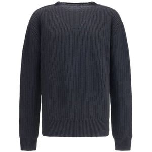 Rick Owens, Heren, Truien, Zwart, Maat: M Wol,