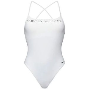 Emporio Armani, Dames, Badkleding, Wit, Maat: M