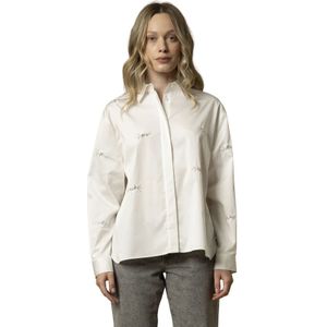 Kocca, Dames, Blouses & Shirts, Wit, Maat: S