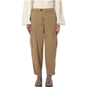 Pinko, Dames, Broeken, Beige, Maat: XS