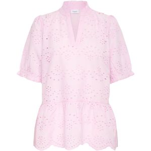 Saint Tropez, Dames, Blouses & Shirts, Roze, Maat: L