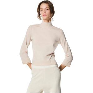 Nenette, Dames, Truien, Beige, Maat: S Wol,