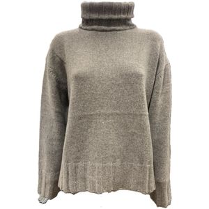 Catnoir, Dames, Truien, Beige, Maat: L Wol,