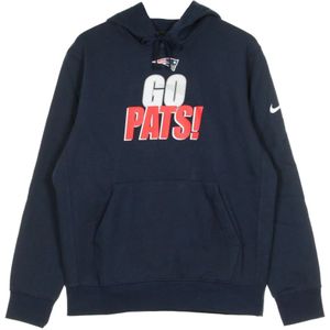Nike, Heren, Sweatshirts & Hoodies, Blauw, Maat: S Fleece,