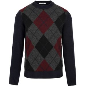 Filippo De Laurentiis, Heren, Truien, Grijs, Maat: L