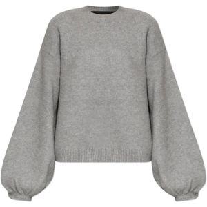 Rotate Birger Christensen, Dames, Truien, Grijs, Maat: XS Wol,