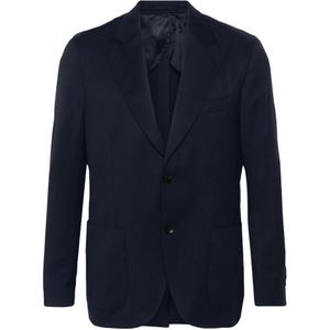 Lardini, Heren, Jassen, Blauw, Maat: 3XL Wol,