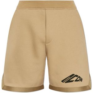 Dsquared2, Heren, Korte broeken, Groen, Maat: L Katoen,