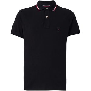 Tommy Hilfiger, Heren, Tops, Zwart, Maat: S Katoen,