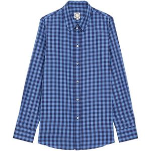 Ines de la Fressange Paris, Dames, Blouses & Shirts, Blauw, Maat: S Katoen,