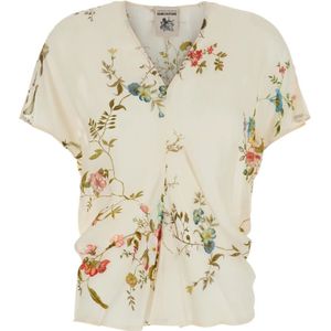Semicouture, Dames, Blouses & Shirts, Veelkleurig, Maat: L Viscose,