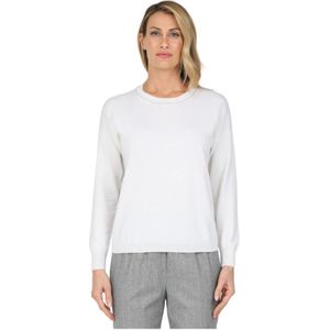Gran Sasso, Dames, Sweatshirts & Hoodies, Wit, Maat: XL