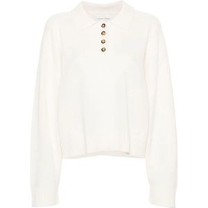 Loulou Studio, Dames, Truien, Beige, Maat: S Kasjmier,