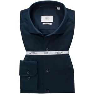 Eterna, Heren, Overhemden, Blauw, Maat: L Katoen,