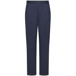 Franzese Collection, Heren, Broeken, Blauw, Maat: 2XL Katoen,