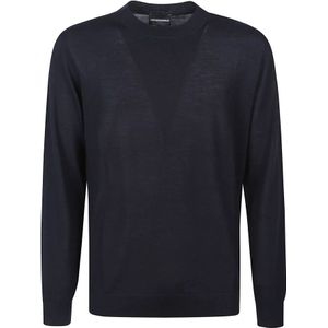 Emporio Armani, Heren, Truien, Blauw, Maat: L