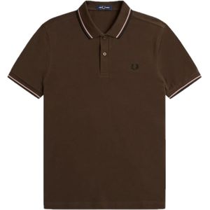 Fred Perry, Heren, Tops, Bruin, Maat: 2XL Katoen,