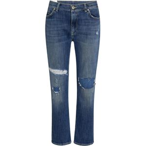 Dondup, Dames, Jeans, Blauw, Maat: W25 Katoen,