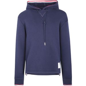 Thom Browne, Heren, Sweatshirts & Hoodies, Blauw, Maat: S