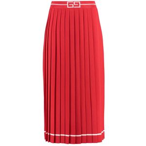 Gucci, Dames, Rokken, Rood, Maat: M