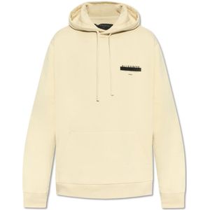 AllSaints, Heren, Sweatshirts & Hoodies, Beige, Maat: S Katoen,